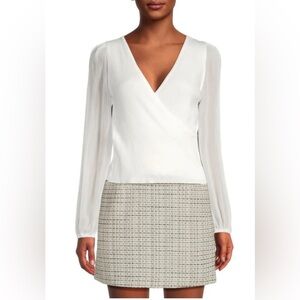 NWT - French Connection Mozart Melody Mix Long Sleeve - Size S